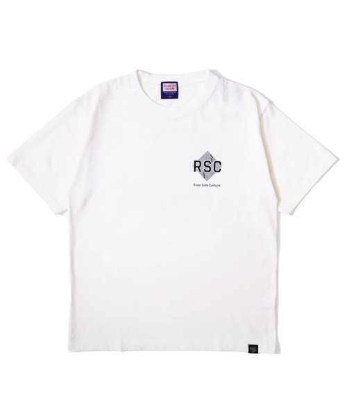 RIVER SIDE CULTURE(リバーサイドカルチャー)の「RIVER SIDE CULTURE / MARCO スケーター T-SHIRT(M4)(Tシャツ/カットソー・メンズ・ホワイト/ネイビー/ワインレッド・MEDIUM/LARGE/X-LARGE)」の4枚目の写真