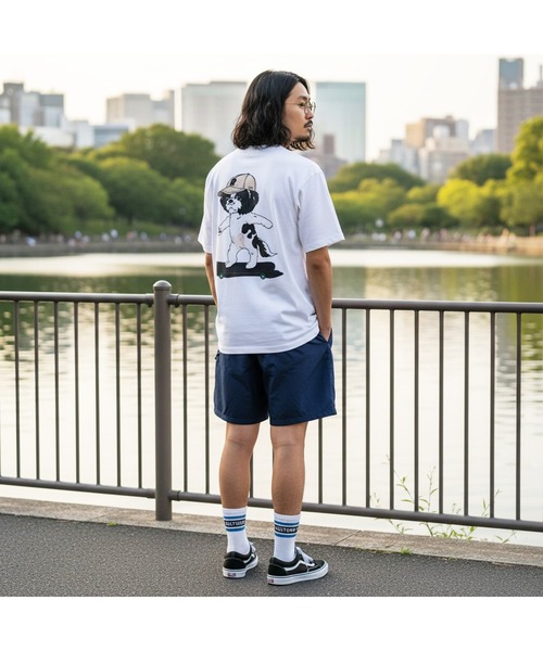 RIVER SIDE CULTURE(リバーサイドカルチャー)の「RIVER SIDE CULTURE / MARCO スケーター T-SHIRT(M4)(Tシャツ/カットソー・メンズ・ホワイト/ネイビー/ワインレッド・MEDIUM/LARGE/X-LARGE)」の14枚目の写真