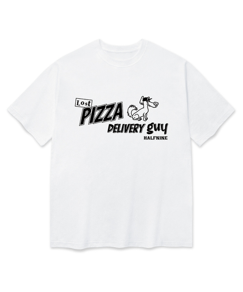 HALFNINE(ハーフナイン)の「ディリバリー 半袖Tシャツ F05BRD_HBX11059(Tシャツ/カットソー・メンズ・ブルー/ホワイト/ブラック/グレー系その他・S/XL/M/L)」の2枚目の写真
