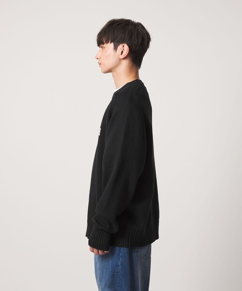 CITEN(シテン)の「<CITEN>ミドルゲージクルーネックニット(ニット/セーター・メンズ・レッド/ダークグレー/ネイビー/ブラック・M/L)」の14枚目の写真
