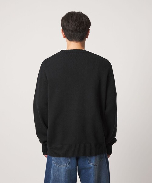 CITEN(シテン)の「<CITEN>ミドルゲージクルーネックニット(ニット/セーター・メンズ・レッド/ダークグレー/ネイビー/ブラック・M/L)」の15枚目の写真