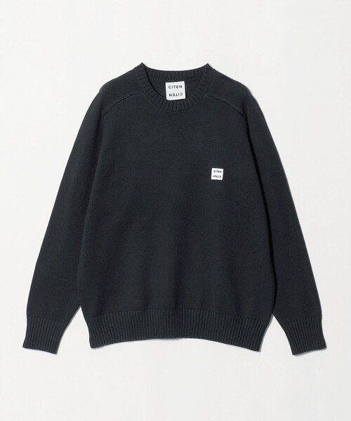 CITEN(シテン)の「<CITEN>ミドルゲージクルーネックニット(ニット/セーター・メンズ・レッド/ダークグレー/ネイビー/ブラック・M/L)」の16枚目の写真