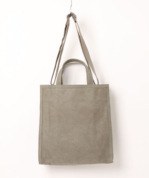 A.P.C.（アーペーセー）の「CABAS RECUPERATION（トートバッグ・メンズ・カーキ・ONESIZE）」の2枚目の写真