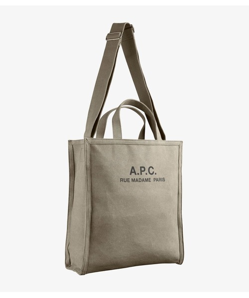 A.P.C.（アーペーセー）の「CABAS RECUPERATION（トートバッグ・メンズ・カーキ・ONESIZE）」の7枚目の写真