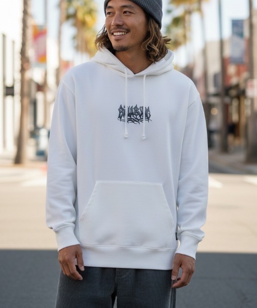 BILLABONG（ビラボン）の「【オンライン限定】BILLABONG メンズ EC STYLE パーカー 【2026年秋冬モデル】/ビラボンプルオーバーパーカー（パーカー・メンズ・オフホワイト/グレー/ブラック系その他・MEDIUM/LARGE/X-LARGE）」の2枚目の写真