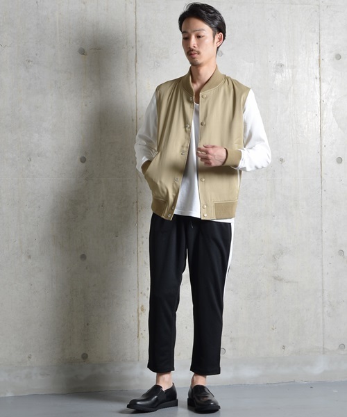 SHIPS JET BLUE（シップスジェットブルー）の「SHIPS JET BLUE(シップス ジェットブルー): サイドラインジャージパンツ（その他パンツ・メンズ・ブラック/ネイビー・SMALL/MEDIUM）」の12枚目の写真