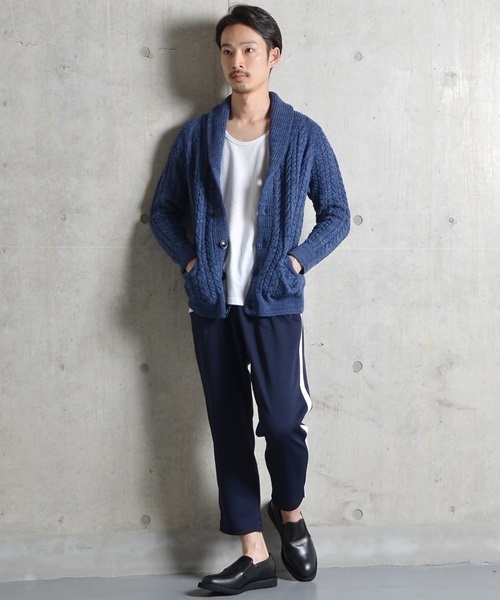 SHIPS JET BLUE（シップスジェットブルー）の「SHIPS JET BLUE(シップス ジェットブルー): サイドラインジャージパンツ（その他パンツ・メンズ・ブラック/ネイビー・SMALL/MEDIUM）」の13枚目の写真