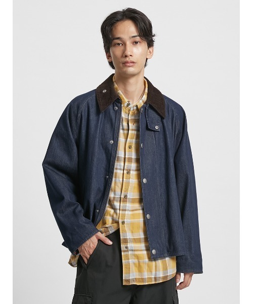 Barbour(バブアー)の「公式ショップ限定|【TRANSPORT / トランスポート】デニム カジュアルジャケット(ブルゾン・メンズ・ブラック/ホワイト/インディゴブルー・34/36/42/40/38)」の3枚目の写真