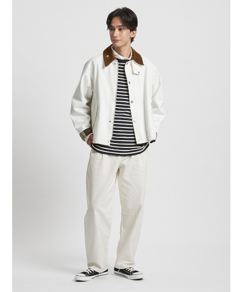 Barbour(バブアー)の「公式ショップ限定|【TRANSPORT / トランスポート】デニム カジュアルジャケット(ブルゾン・メンズ・ブラック/ホワイト/インディゴブルー・34/36/42/40/38)」の4枚目の写真