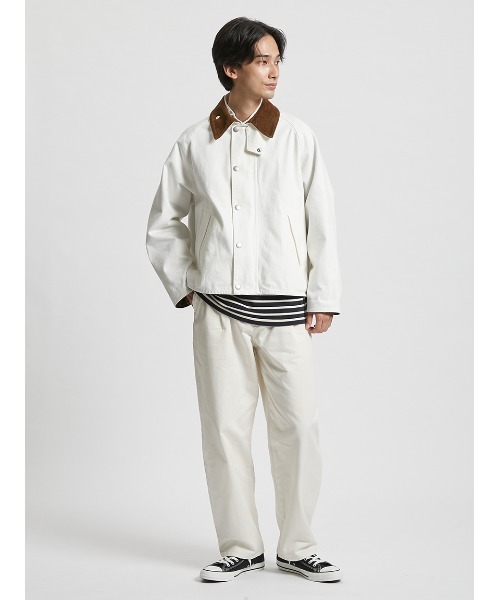 Barbour(バブアー)の「公式ショップ限定|【TRANSPORT / トランスポート】デニム カジュアルジャケット(ブルゾン・メンズ・ブラック/ホワイト/インディゴブルー・34/36/42/40/38)」の7枚目の写真