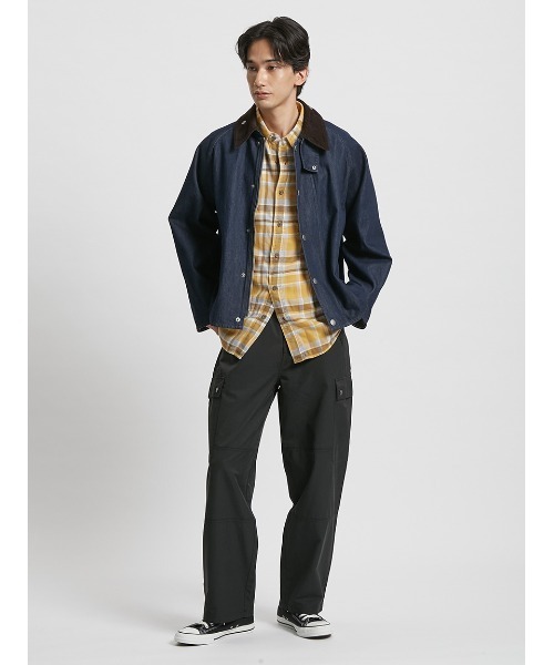 Barbour(バブアー)の「公式ショップ限定|【TRANSPORT / トランスポート】デニム カジュアルジャケット(ブルゾン・メンズ・ブラック/ホワイト/インディゴブルー・34/36/42/40/38)」の18枚目の写真