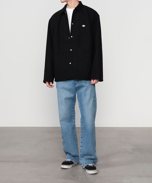 DANTON(ダントン)の「DANTON | フリースライク カバーオール MEN(カバーオール・メンズ・ベージュ/ブラック・42/40)」の9枚目の写真