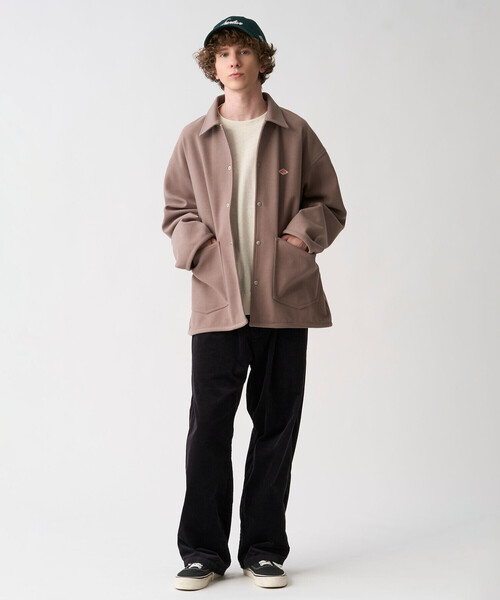DANTON(ダントン)の「DANTON | フリースライク カバーオール MEN(カバーオール・メンズ・ベージュ/ブラック・42/40)」の13枚目の写真