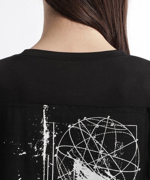 HARE(ハレ)の「ドローイングバックプリントカットLS(HARE)(Tシャツ/カットソー・メンズ・ホワイト/ブラック・FREE)」の19枚目の写真