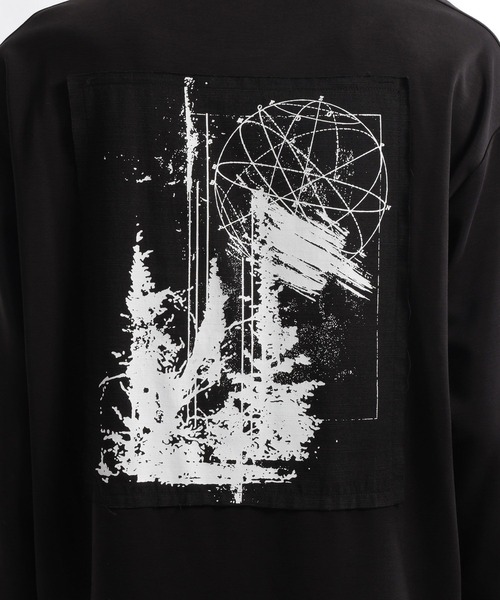 HARE(ハレ)の「ドローイングバックプリントカットLS(HARE)(Tシャツ/カットソー・メンズ・ホワイト/ブラック・FREE)」の20枚目の写真