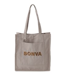 【A4可】SE ポケットスクエアロゴトート BONVA