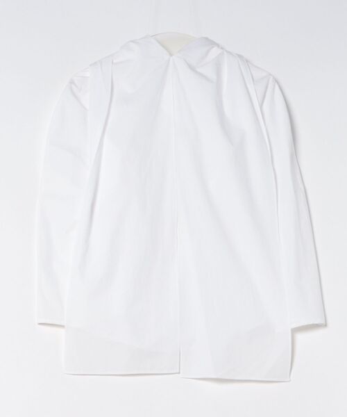 AMOMENTO（アモーメント）の「AMOMENTO COTTON SCARF TOP（その他トップス・レディース・ホワイト/グレー・0）」の8枚目の写真