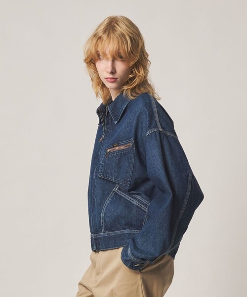 Lee(リー)の「【別注】<Lee for 6>ZIP UP BLOUSON COBALT/ジャケット(ブルゾン・レディース・コバルトブルー・M/S)」の14枚目の写真