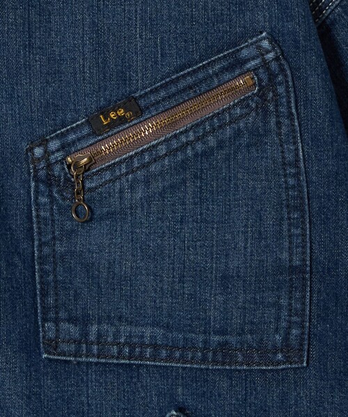 Lee(リー)の「【別注】<Lee for 6>ZIP UP BLOUSON COBALT/ジャケット(ブルゾン・レディース・コバルトブルー・M/S)」の2枚目の写真