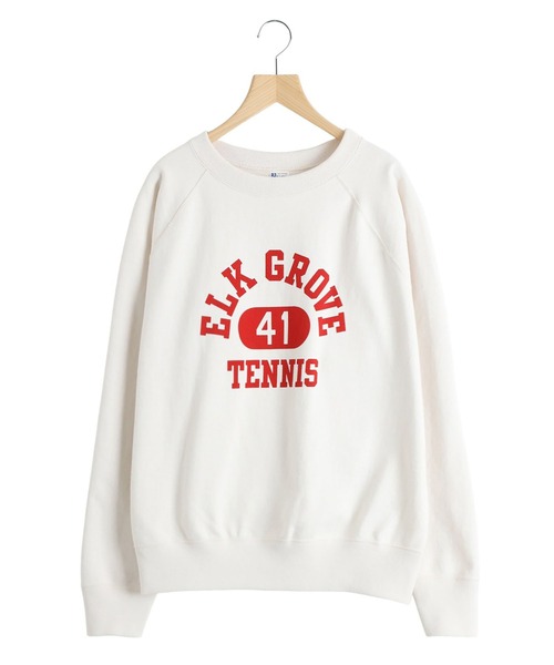Champion（チャンピオン）の「Champion / チャンピオン：CRSS RAGLAN SLEEVE SWEATSHIRT：C3-D012[AST]（スウェット・メンズ・ブラック/オフホワイト・XL）」の2枚目の写真