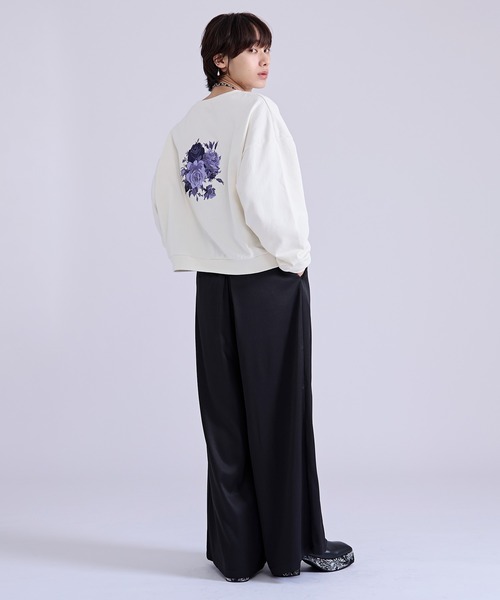 Ellno Loset(エルノロゼット)の「タックワイドパンツ(スラックス・メンズ・ブルーグリーン/ブラック系その他/ブラック・LARGE/MEDIUM/SMALL/X-SMALL)」の11枚目の写真