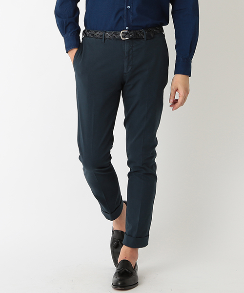 INCOTEX（インコテックス）の「INCOTEX / "SKINFIT"ストレッチチノ（チノパンツ・メンズ・ライトブラウン/ネイビー/ホワイト/ブラウン・50/44/46/48）」の4枚目の写真