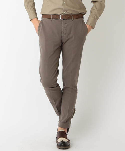 INCOTEX（インコテックス）の「INCOTEX / "SKINFIT"ストレッチチノ（チノパンツ・メンズ・ライトブラウン/ネイビー/ホワイト/ブラウン・50/44/46/48）」の7枚目の写真