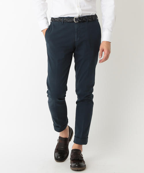 INCOTEX（インコテックス）の「INCOTEX / "SKINFIT"ストレッチチノ（チノパンツ・メンズ・ライトブラウン/ネイビー/ホワイト/ブラウン・50/44/46/48）」の8枚目の写真