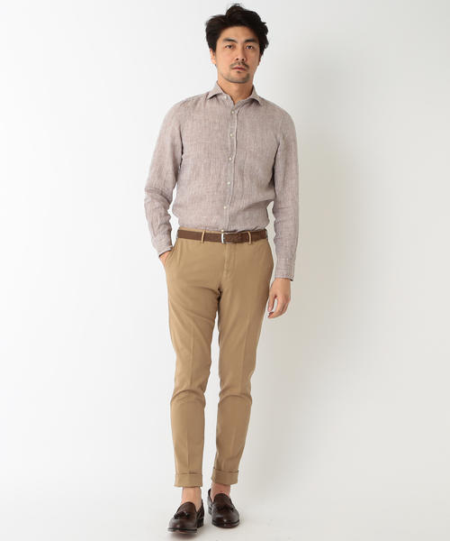 INCOTEX（インコテックス）の「INCOTEX / "SKINFIT"ストレッチチノ（チノパンツ・メンズ・ライトブラウン/ネイビー/ホワイト/ブラウン・50/44/46/48）」の19枚目の写真