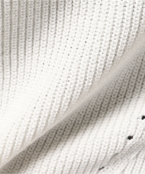 31 Sons de mode（トランテアン　ソン　ドゥ　モード）の「畦ラメ混ノースリプルオーバー（ニット/セーター・レディース・オフホワイト/ピンク/ネイビー・36）」の10枚目の写真