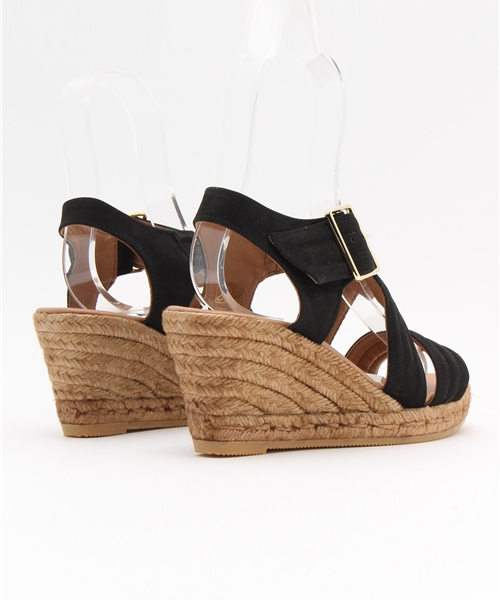 GAIMO（ガイモ）の「【GAIMO】ヌバックストラップエスパ◆（サンダル・レディース・ブラック/ベージュ系その他・36/37/35/38）」の8枚目の写真