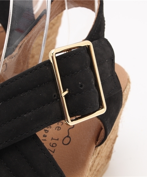 GAIMO（ガイモ）の「【GAIMO】ヌバックストラップエスパ◆（サンダル・レディース・ブラック/ベージュ系その他・36/37/35/38）」の3枚目の写真