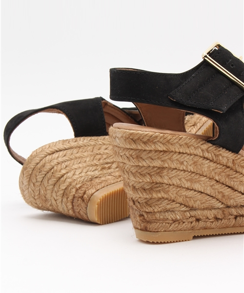 GAIMO（ガイモ）の「【GAIMO】ヌバックストラップエスパ◆（サンダル・レディース・ブラック/ベージュ系その他・36/37/35/38）」の5枚目の写真