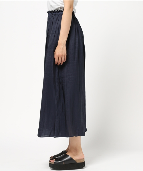 AMERICAN RAG CIE（アメリカンラグシー）の「ヴィンテージサテンスカーチョ（その他パンツ・レディース・ライトピンク/ネイビー・38）」の6枚目の写真