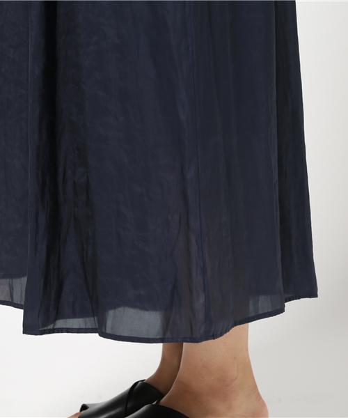 AMERICAN RAG CIE（アメリカンラグシー）の「ヴィンテージサテンスカーチョ（その他パンツ・レディース・ライトピンク/ネイビー・38）」の3枚目の写真