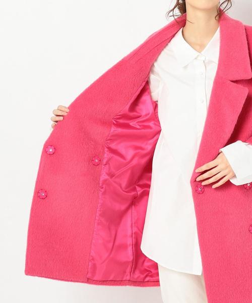 Another Edition（アナザーエディション）の「シャギーコート◆（その他アウター・レディース・グレー/ナチュラル/ピンク・MEDIUM/SMALL）」の5枚目の写真