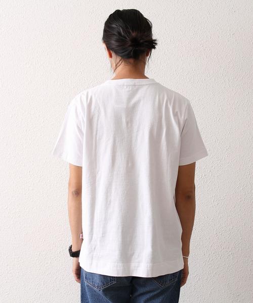 coen（コーエン）の「SMITH別注ポケットTシャツ（Tシャツ/カットソー・メンズ・ネイビー/ホワイト・LARGE/MEDIUM/X-LARGE/SMALL）」の11枚目の写真