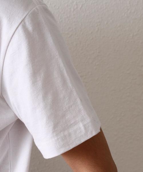 coen（コーエン）の「SMITH別注ポケットTシャツ（Tシャツ/カットソー・メンズ・ネイビー/ホワイト・LARGE/MEDIUM/X-LARGE/SMALL）」の4枚目の写真