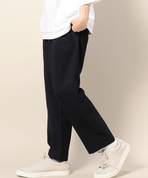 BEAUTY&YOUTH UNITED ARROWS（ビューティーアンドユースユナイテッドアローズ）の「BY TR 1P ワイド トラウザーズパンツ◆（スラックス・メンズ・ブラック/ネイビー・LARGE/SMALL/X-LARGE/MEDIUM）」の2枚目の写真
