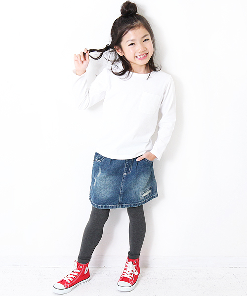 devirock(デビロック)の「【旧モデル】パックT★クルーネック無地長袖Tシャツ(Tシャツ/カットソー・キッズ・ネイビー/杢グレー/ブラック/カーキ/ホワイト/スモークピンク/パープル系その他/レッド系その他/イエロー系その他・160cm/150cm/130cm/120cm/110cm/140cm/100cm)」の10枚目の写真