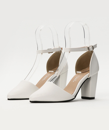 KOBE LETTUCE | ［花柄/無地］足元からフレッシュなコーデに！サイドカットチャンキーヒールポインテッドパンプスシューズ/レディース/靴/神戸レタス[I1279](パンプス)