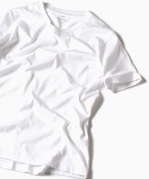 SHIPS | SC: アメリカンシーアイランドコットン Vネック Tシャツ■(Tシャツ/カットソー)