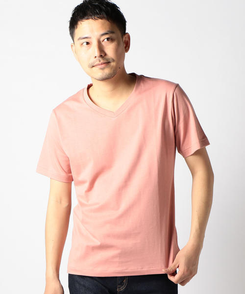 アメリカンシーアイランドコットン Vネック Tシャツ グレーＭ SHIPS シーアイランド コットンVネックインナー Tシャツ （White）| Sunspel