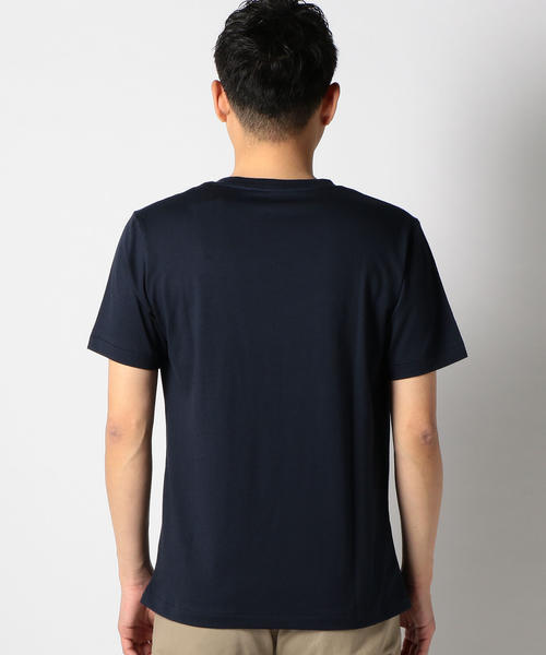 SHIPS（シップス）の「SC: アメリカンシーアイランドコットン Vネック Tシャツ■（Tシャツ/カットソー・メンズ・オリーブ/ホワイト/ベージュ/グレー/ピンク/ネイビー/パープル/ブルー/マスタード・MEDIUM/SMALL/LARGE/X-LARGE）」の17枚目の写真