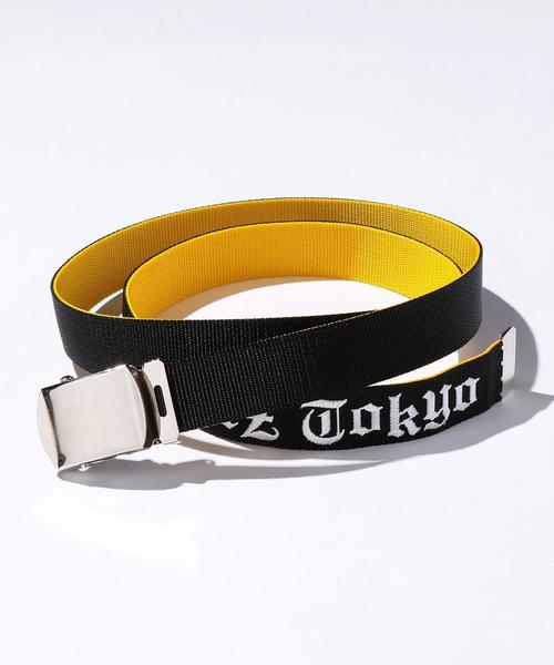 KaneZ(ケインズ)の「<KaneZ x monkey time> FIRE G.I.BELT/ベルト(ベルト・メンズ・ブラック/イエロー・FREE)」の2枚目の写真