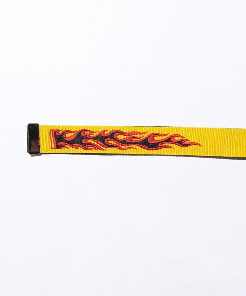KaneZ(ケインズ)の「<KaneZ x monkey time> FIRE G.I.BELT/ベルト(ベルト・メンズ・ブラック/イエロー・FREE)」の6枚目の写真