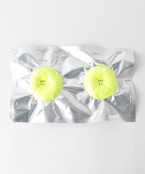 Hender Scheme(エンダースキーマ)の「Hender Scheme(エンダー スキーマ) safe socks(ソックス/靴下・メンズ・ホワイト/イエロー/ネイビー・MEDIUM/LARGE)」の8枚目の写真