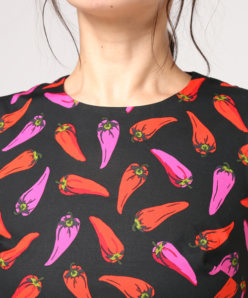 kate spade new york(ケイトスペード ニューヨーク)の「HAUTE STUFF HOT PEPPER FIT AND FLARE DRESS(ワンピース・レディース・その他14・0/2)」の8枚目の写真