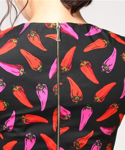 kate spade new york(ケイトスペード ニューヨーク)の「HAUTE STUFF HOT PEPPER FIT AND FLARE DRESS(ワンピース・レディース・その他14・0/2)」の9枚目の写真