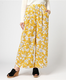 PUNYUS | リゾート柄ワイドパンツ(その他パンツ)